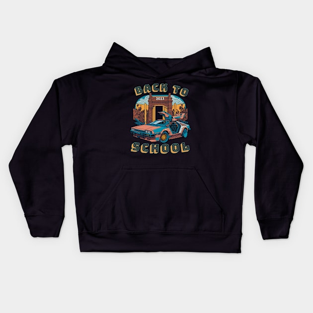 back to school 2023 Kids Hoodie by Alex